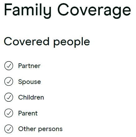 Getsafe Liability Insurance Family Extension
