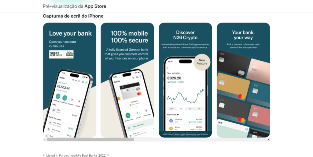 N26 Bank Mobile App